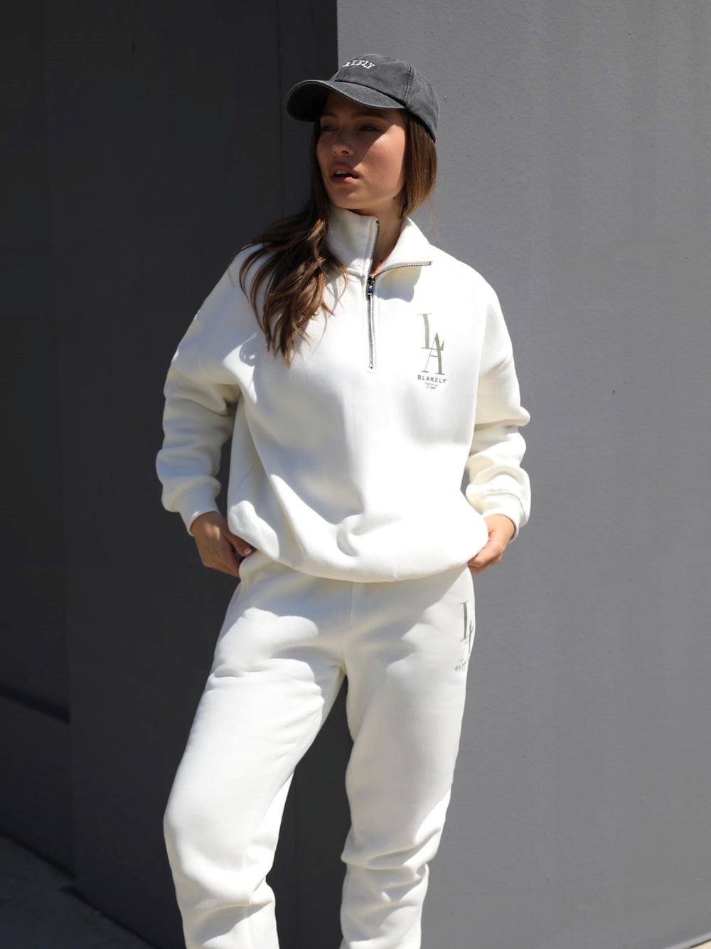 Blakely Studio Sweatpants Ivory | IDF078356