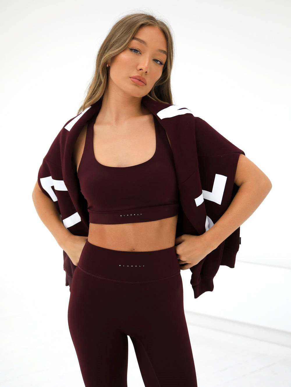 Blakely Ultimate Active Leggings Bordeaux | GAH941063