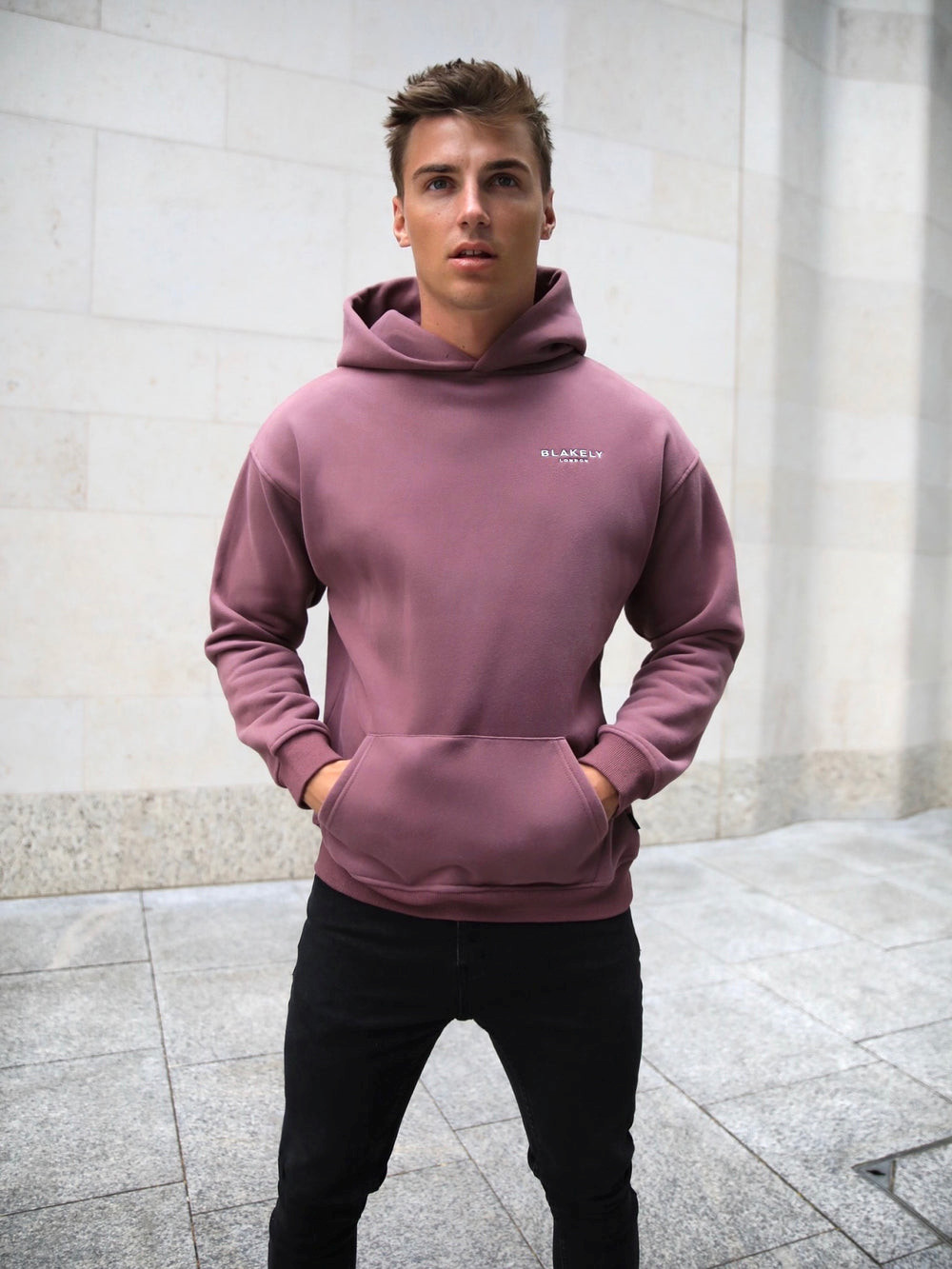 Blakely Universal Relaxed Hoodie Bordeaux | BNP067128