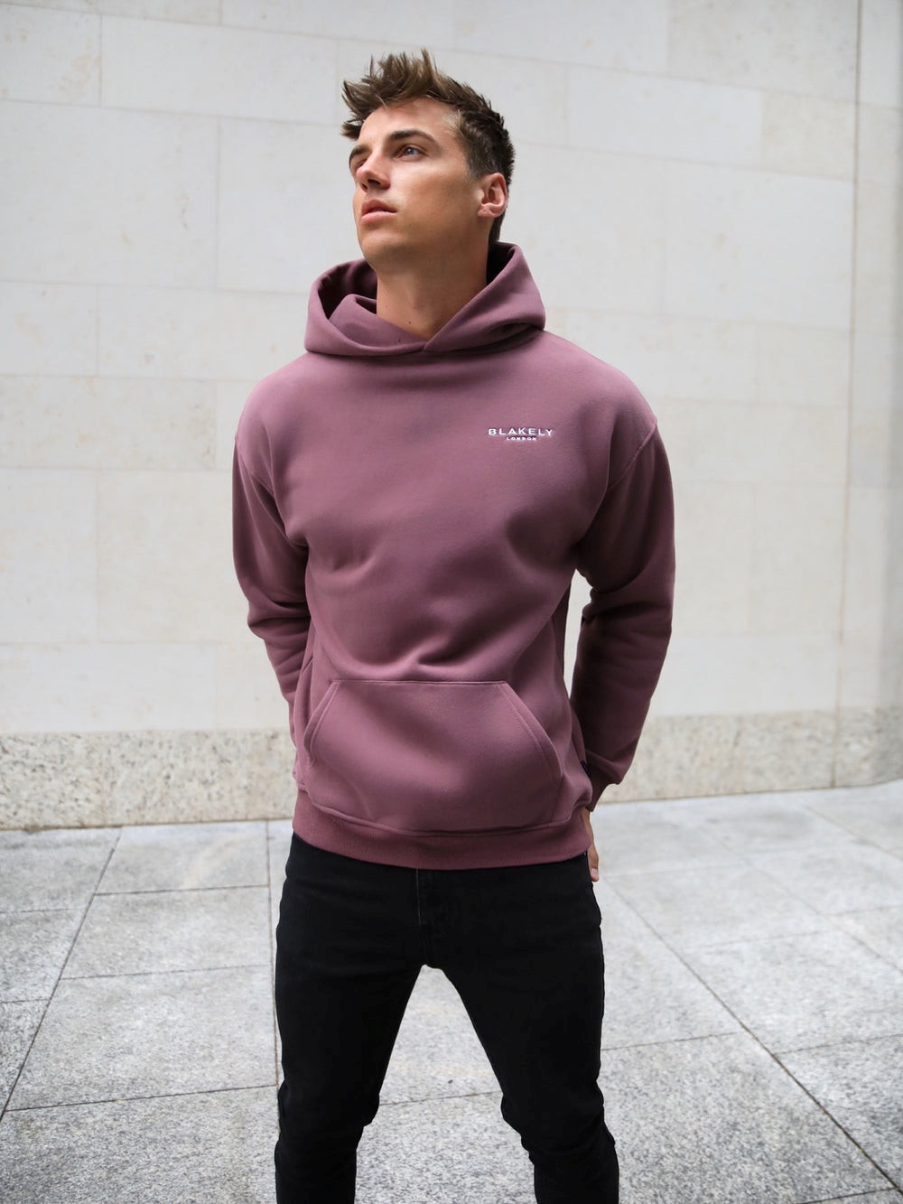 Blakely Universal Relaxed Hoodie Bordeaux | BNP067128