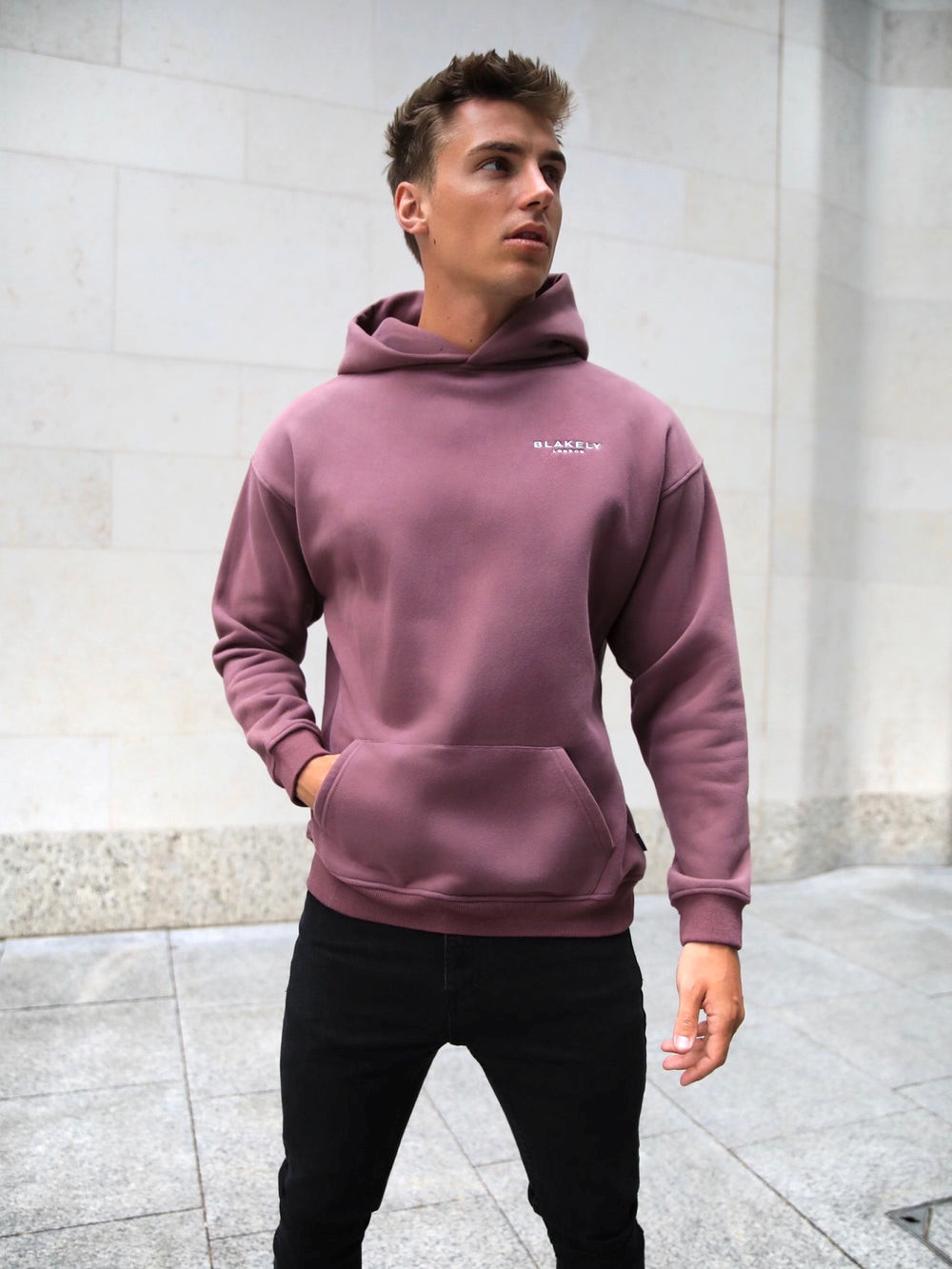 Blakely Universal Relaxed Hoodie Bordeaux | BNP067128