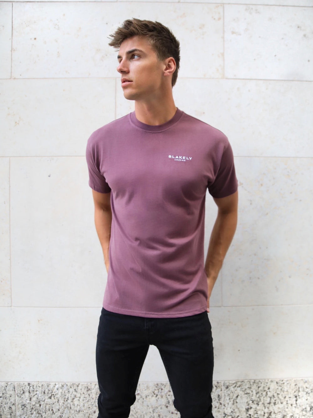 Blakely Universal Relaxed T-Shirt Bordeaux | KPA401298