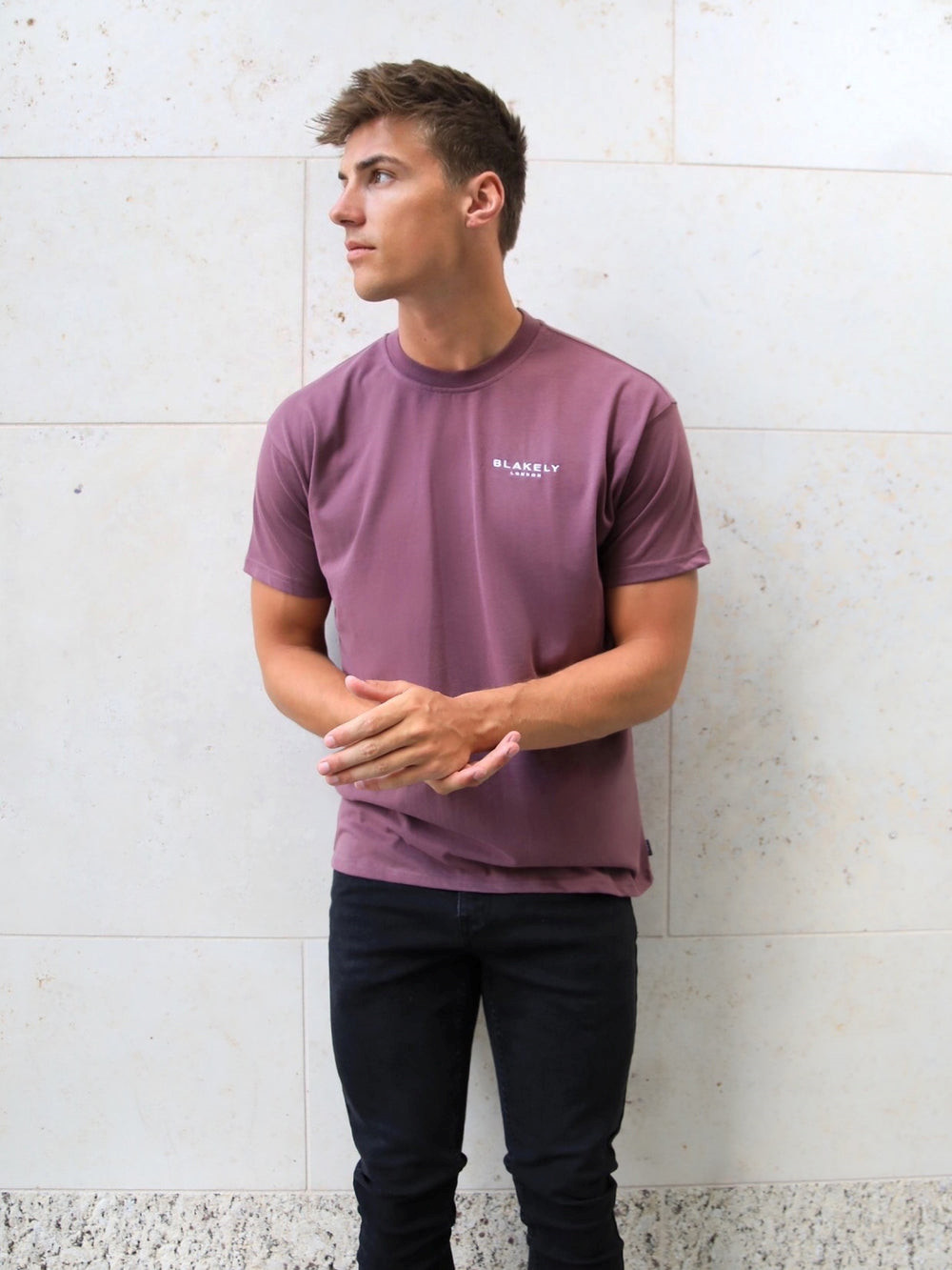 Blakely Universal Relaxed T-Shirt Bordeaux | KPA401298