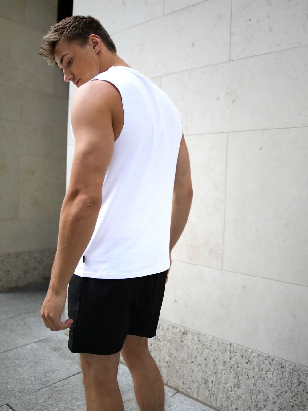 Blakely Universal Sleeveless Tee Weiß | JON701532