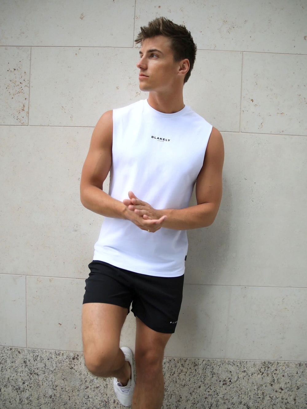 Blakely Universal Sleeveless Tee Weiß | JON701532