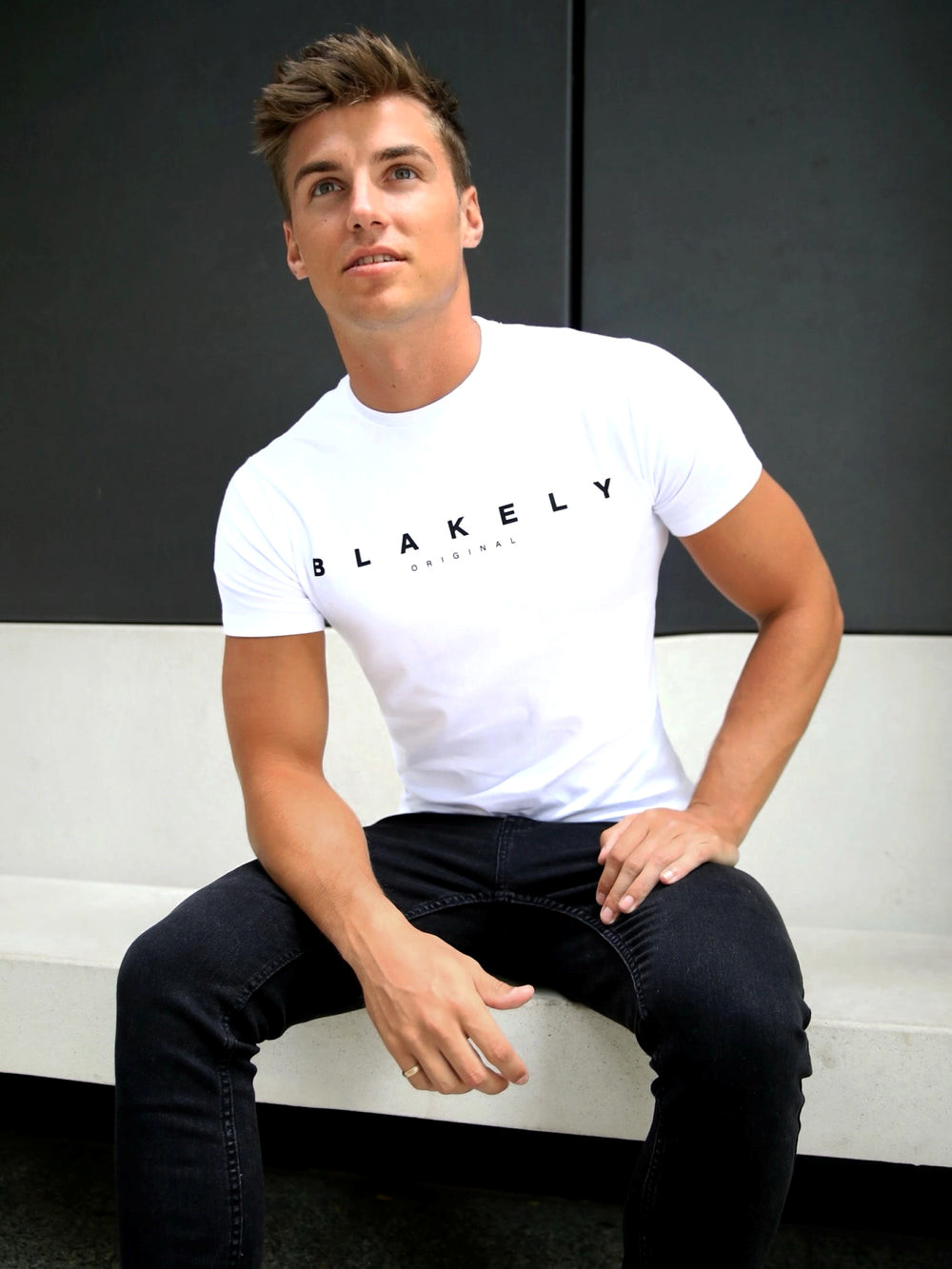 Blakely Whitestone T-Shirt Weiß | GWD203461