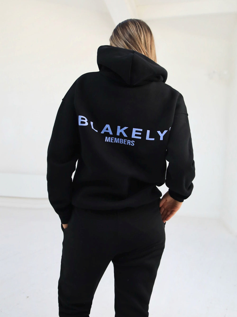 Blakely Women\'s Members Relaxed Hoodie Schwarz Blau | VKH193265